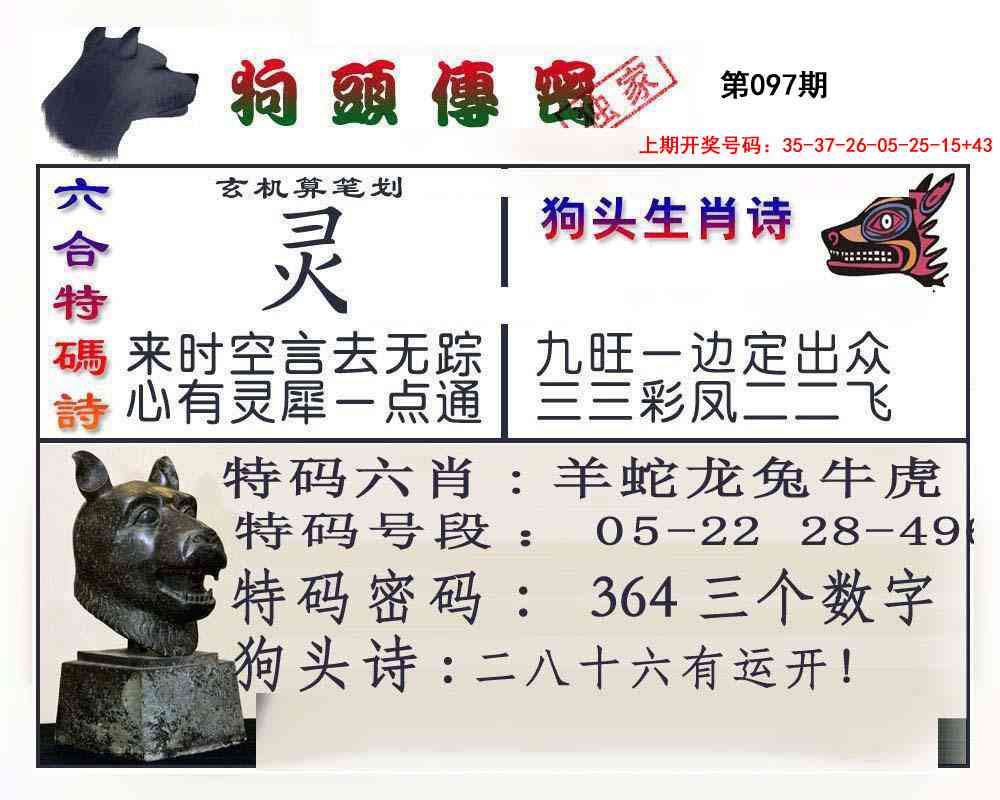 097期狗头传密[图]