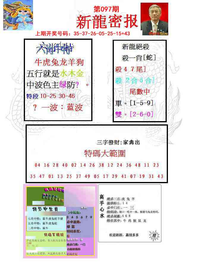 097期新龙密报[图]